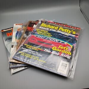 Lot Of 4 NASCAR Magazines Sports Illustrated & Petty's Stock Car Magazine